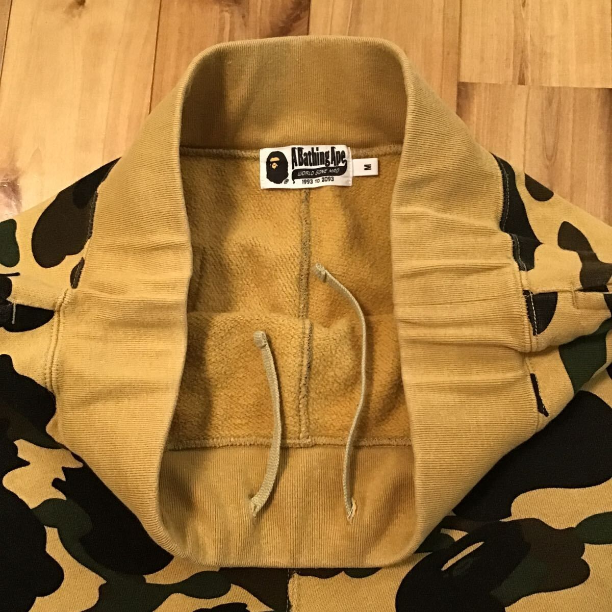 BAPE 1st camo yellow スウェット ハーフパンツ Mサイズ a