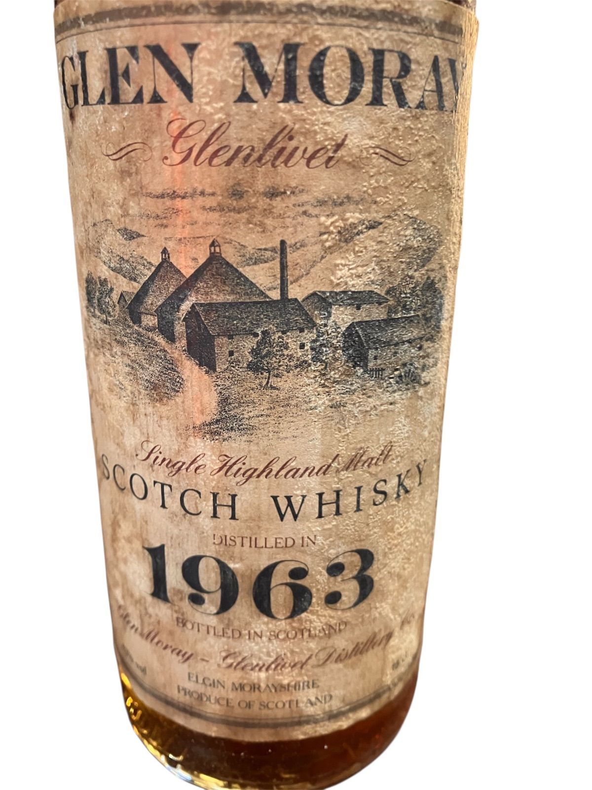 GLEN MORAY グレンマレイ1963 25年 750ml 43% 未開栓 未開栓 GLEN MORAY 1963年 グレンマレイ VINTAGE SCOTCH WHISKY