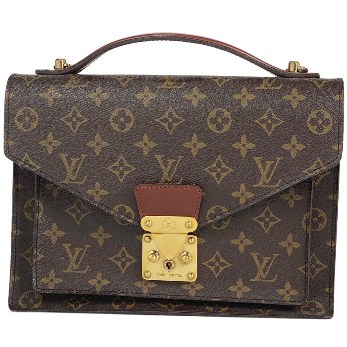 ルイ・ヴィトン Louis Vuitton モンソー 28 ショルダーバッグ 2WAY