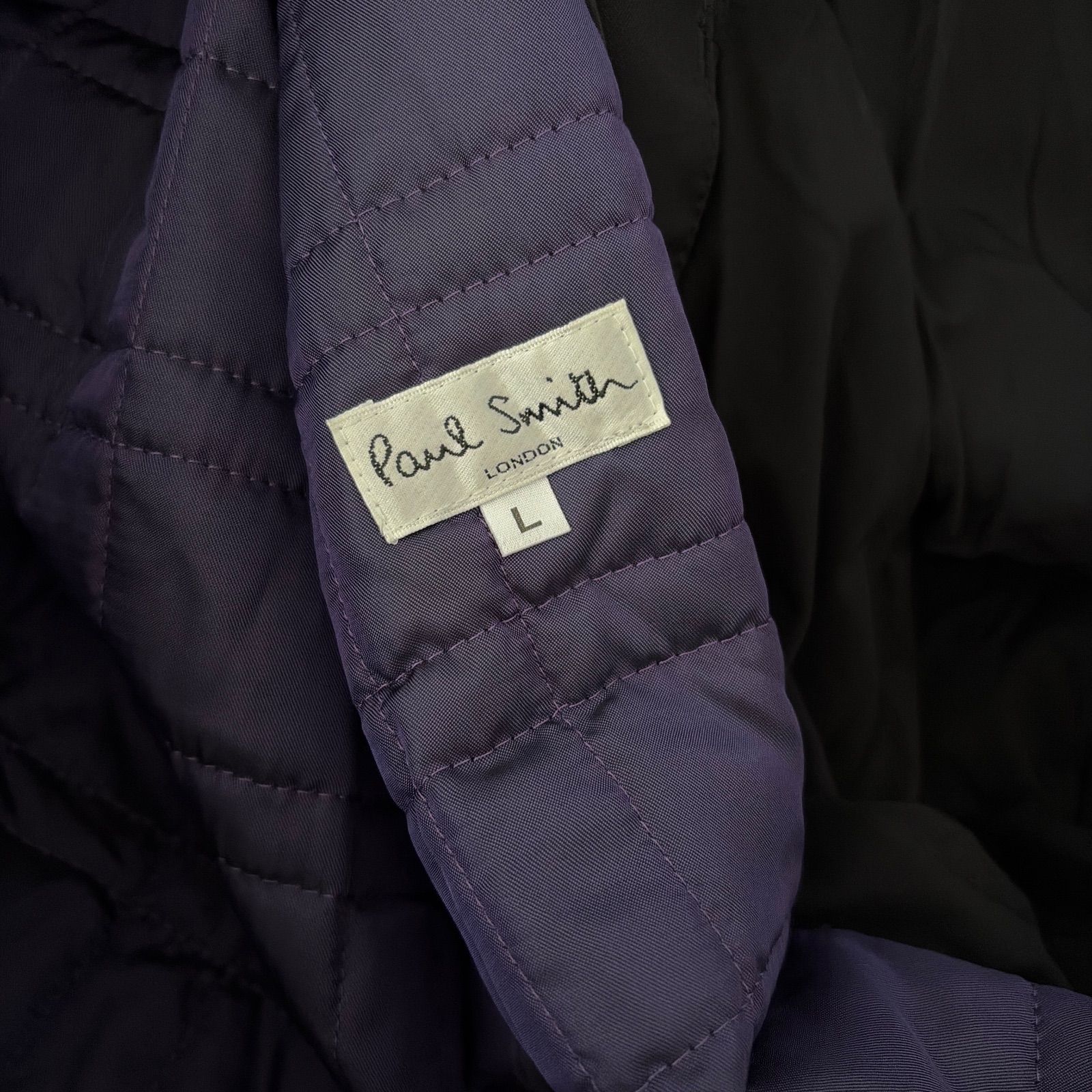 Z1567ポールスミス 中綿 ロングコート L PAUL SMITH インナー付き