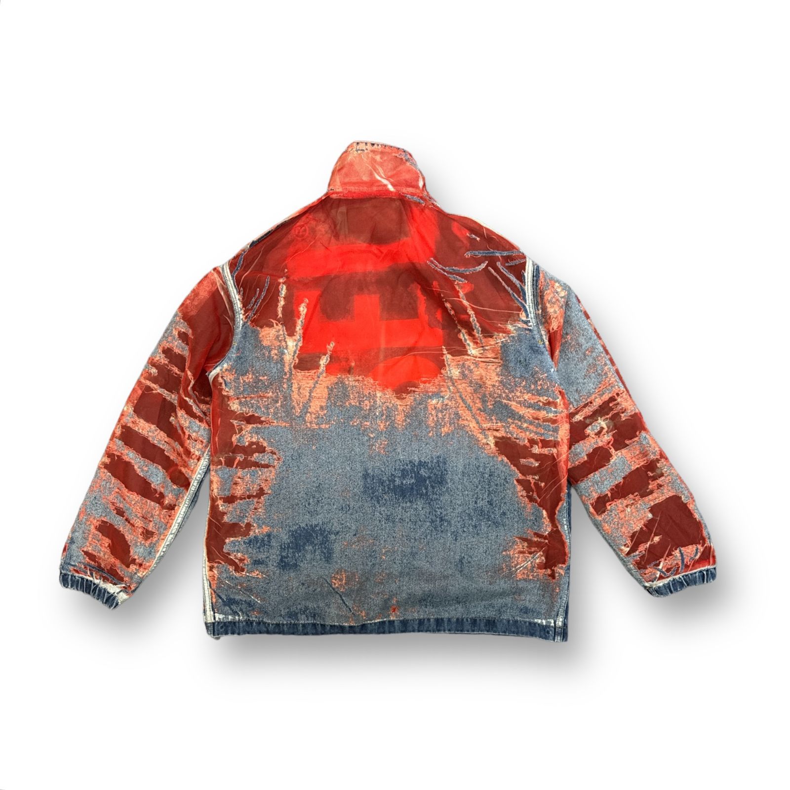 Diesel 24SS D-Krap-Fse シースルー デニムジップ ブルゾン Gジャン