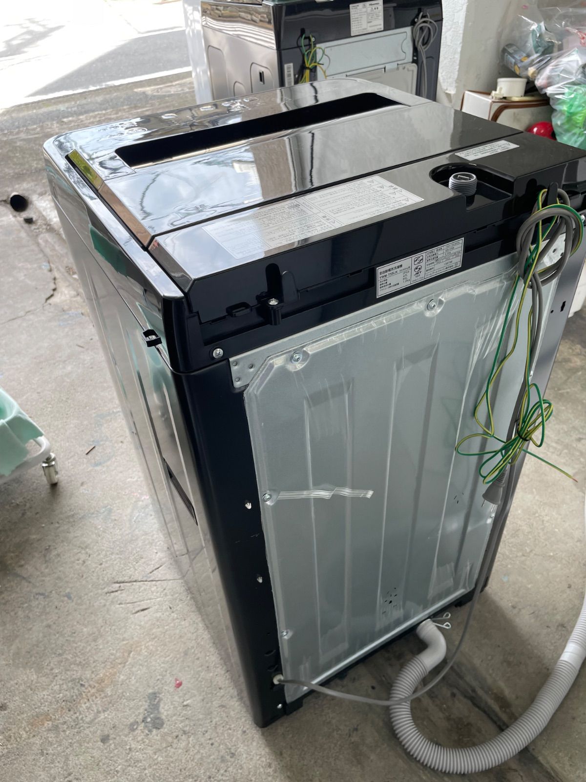 ヤマダ製 YWM-T55LK 縦型洗濯機本体 ブラック 2024年製 - メルカリ