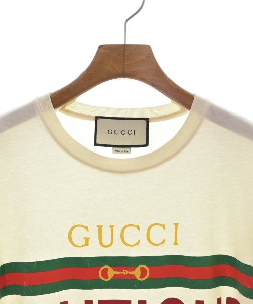 純正割 GUCCI グッチ Tシャツ・カットソー 8 水色xピンク 【古着