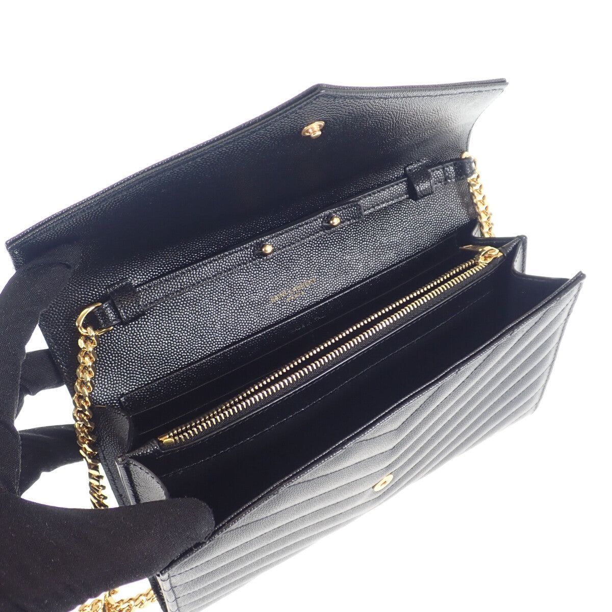 ◆◆VIP◆◆ Saint Laurent カサンドラ クラシック ウォレット SAINT LAURENT サンローラン カサンドラ クラシック チェーン