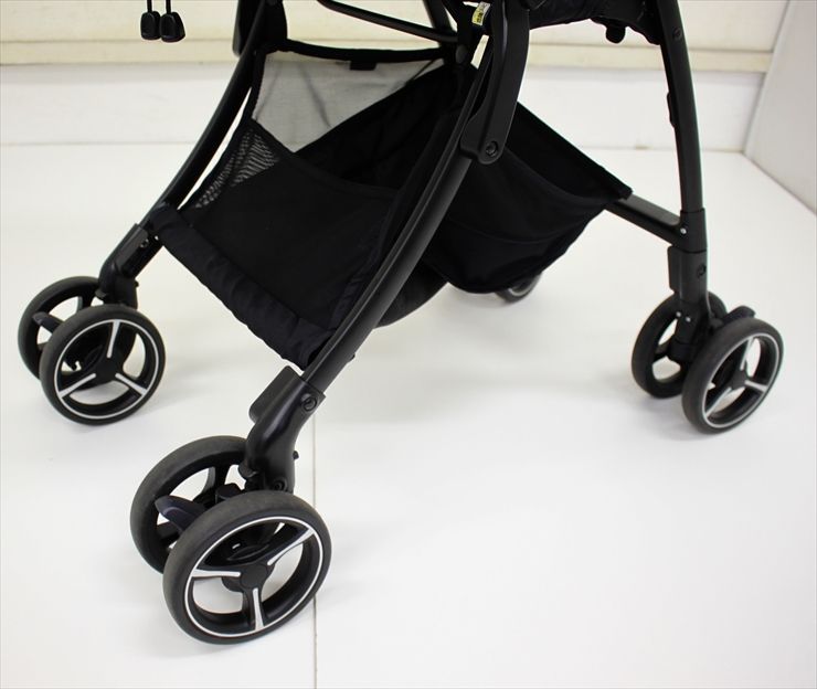 美品 Joie ベビーカー スマバギ4wd クロム 両対面 レザーハンドル 美品