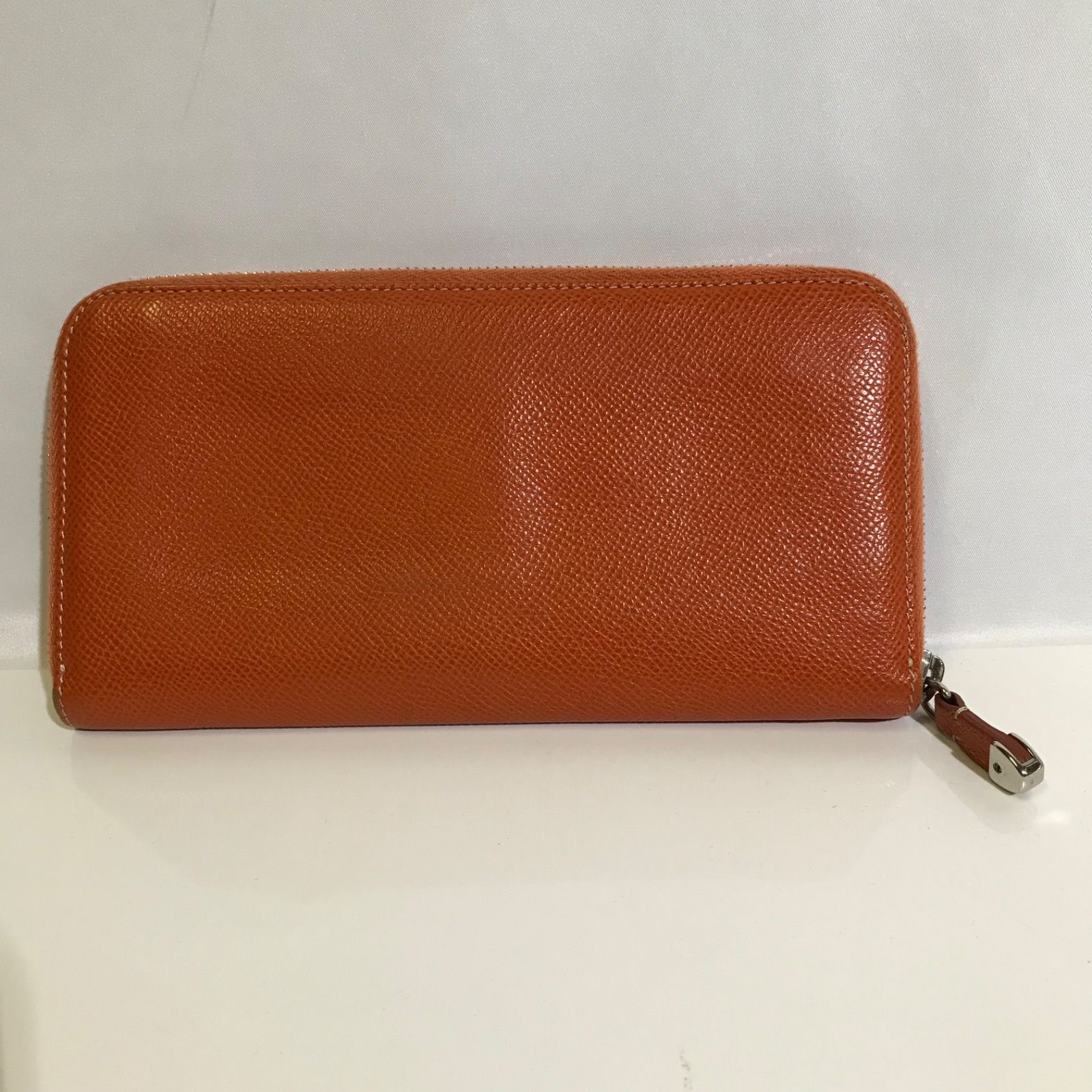 トッズ 長財布 ラウンドジップ TOD'S オレンジ 値下げしました！】トッズ/TODS/ラウンドファスナー長財布/長