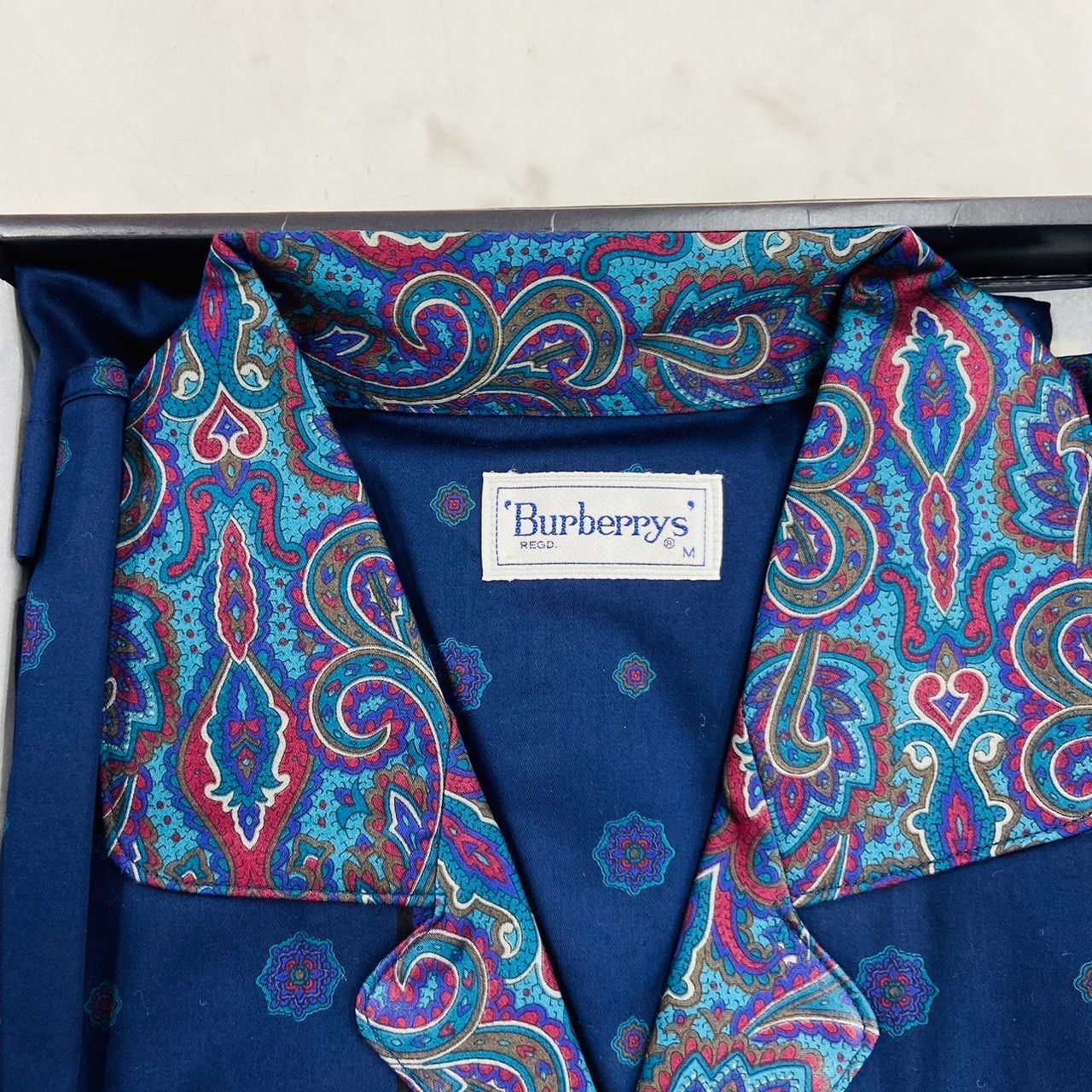 Burberry バーバリー 寝巻 パジャマ セット 紳士 メンズ Mサイズ