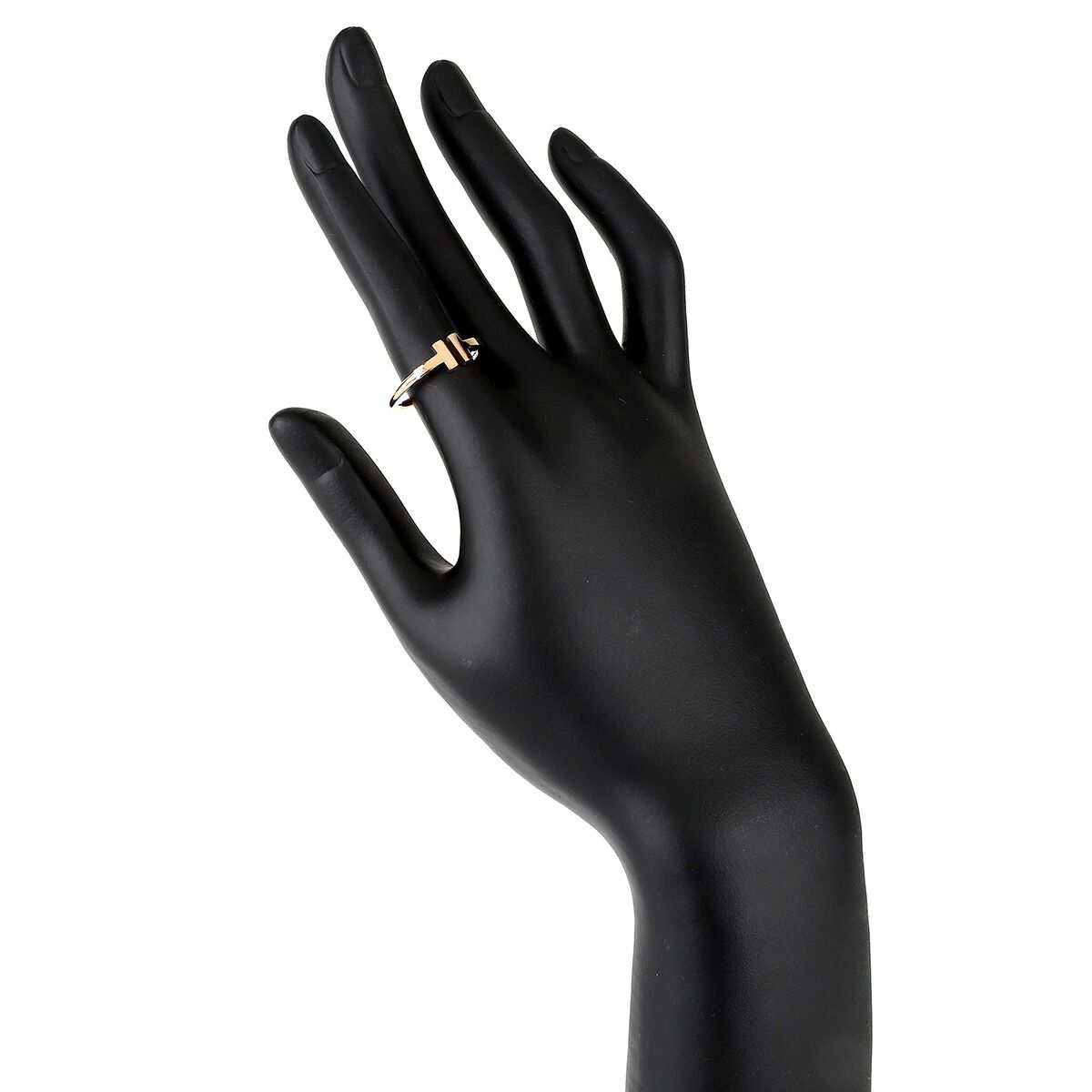 ティファニー T ワイヤー リング 指輪 K18 13号 TIFFANY&Co. 中古