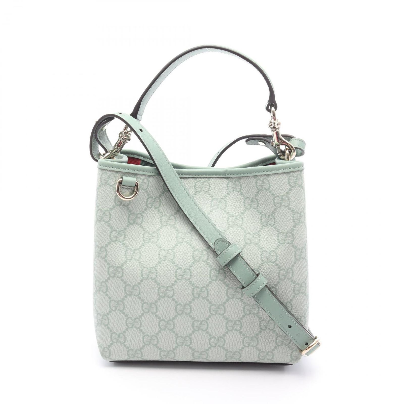 GUCCI グッチ GGエンブレム スモールバケットバッグ ハンドバッグ