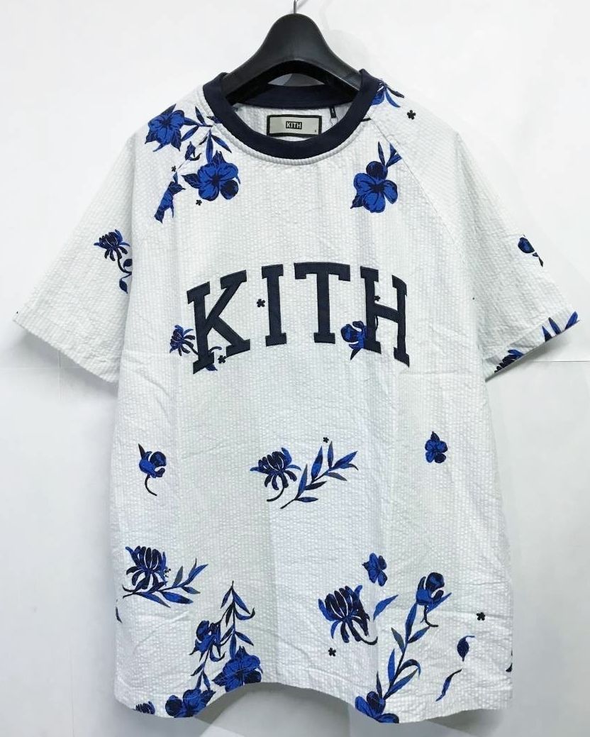 KITH｜キス FLORAL SEERSUCKER TEE シアサッカー フローラル ゲームシャツ ショートパンツ セットアップ - メルカリ