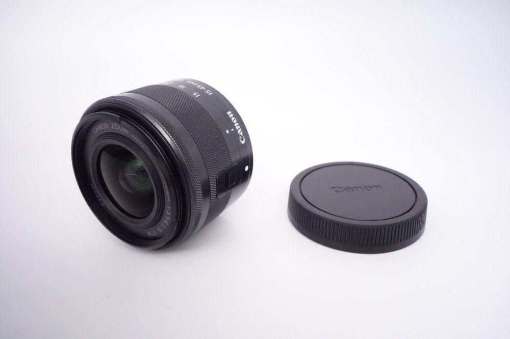 キヤノン Canon 標準ズームレンズ EF-M15-45mm F3.5-6.3 IS STM ミラーレス一眼対応 D090089A