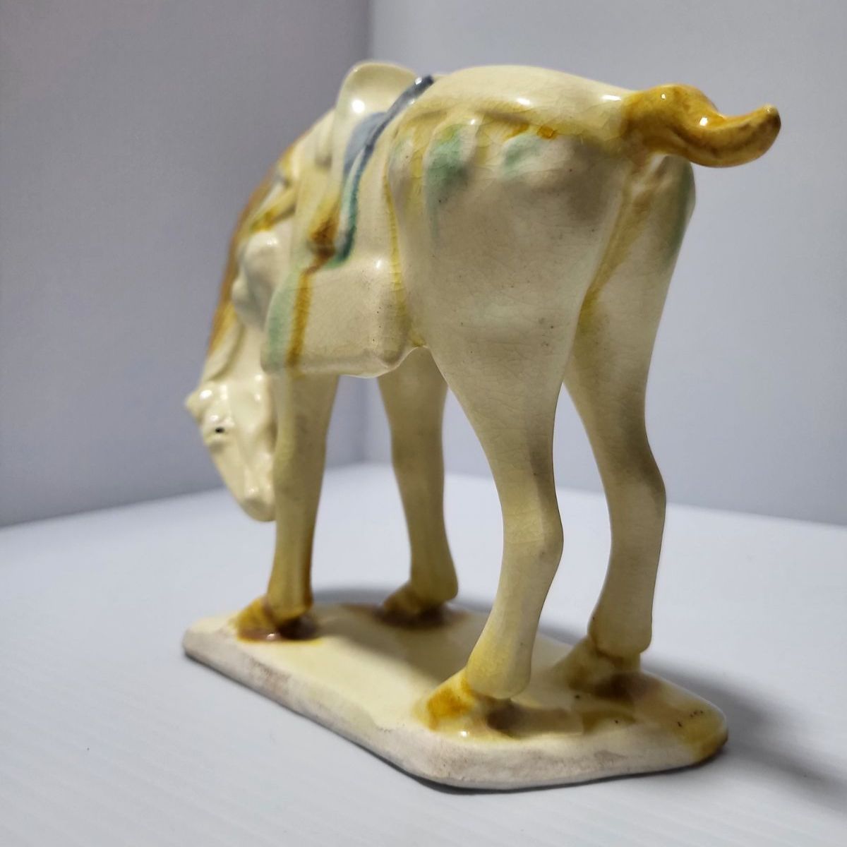 美術品 唐三彩 置物 馬 Amazon.co.jp: D2o中国唐三彩馬置物オブジェアンティーク骨董