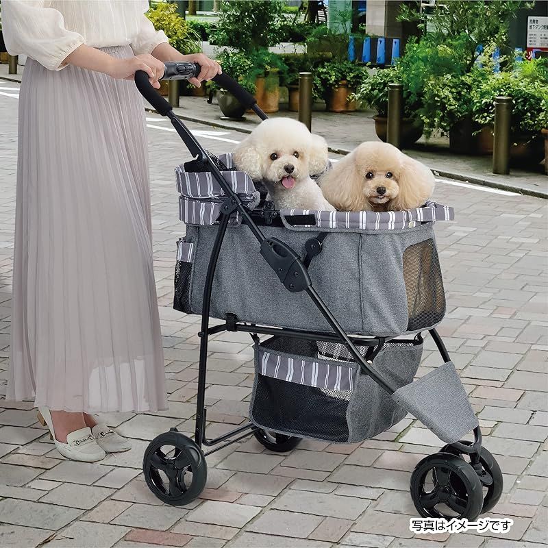 ジェックス わんわんカート スマートハンディ Safty デニム柄 49×81.5