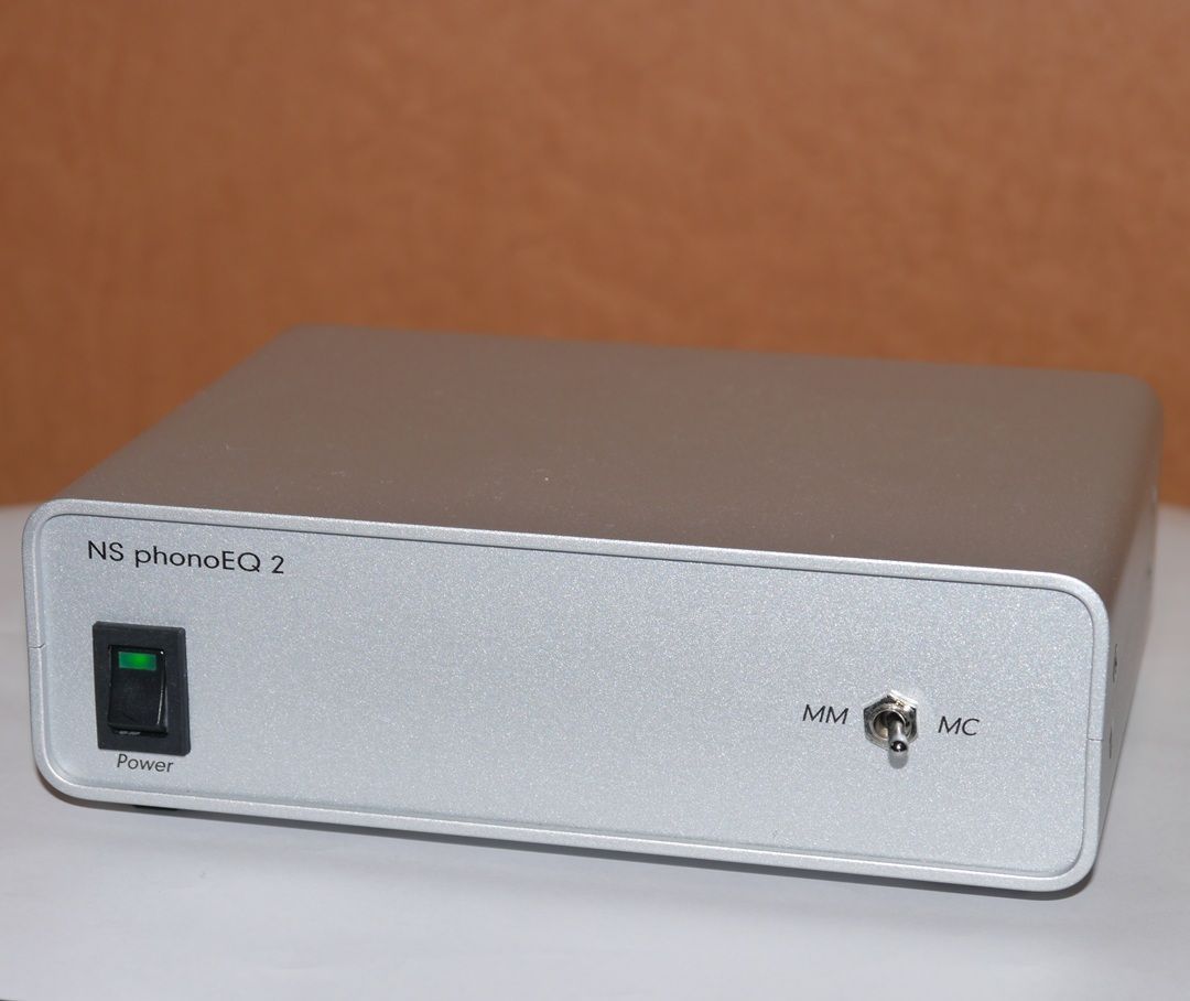 単体フォノイコライザーアンプ NS phonoEQ 2 と トランス式電源アダプターの組み立てパーツ一式 のセット