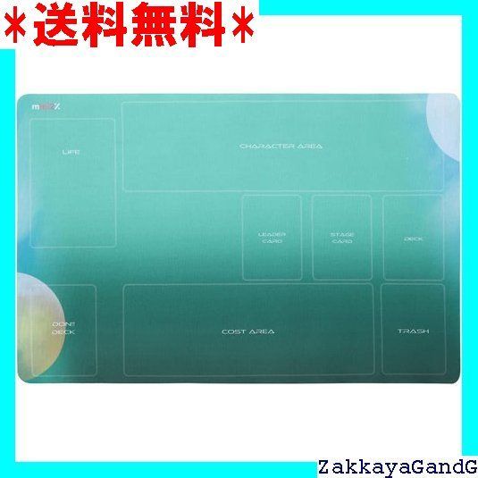 mini2x ワンピースカード 用 ラバー プレイマット 分かりやすい ガイド