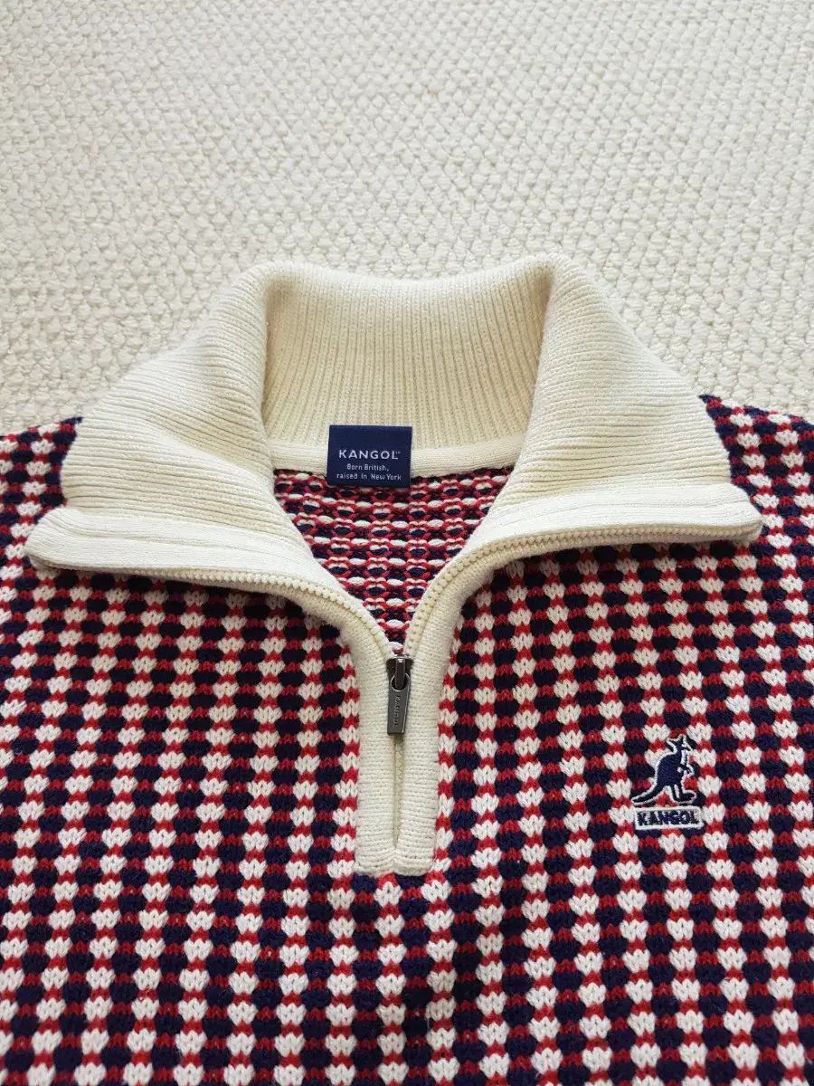  カンゴール ハーフジップアップ ニット パータン セーター 130 Tシャツ トップス