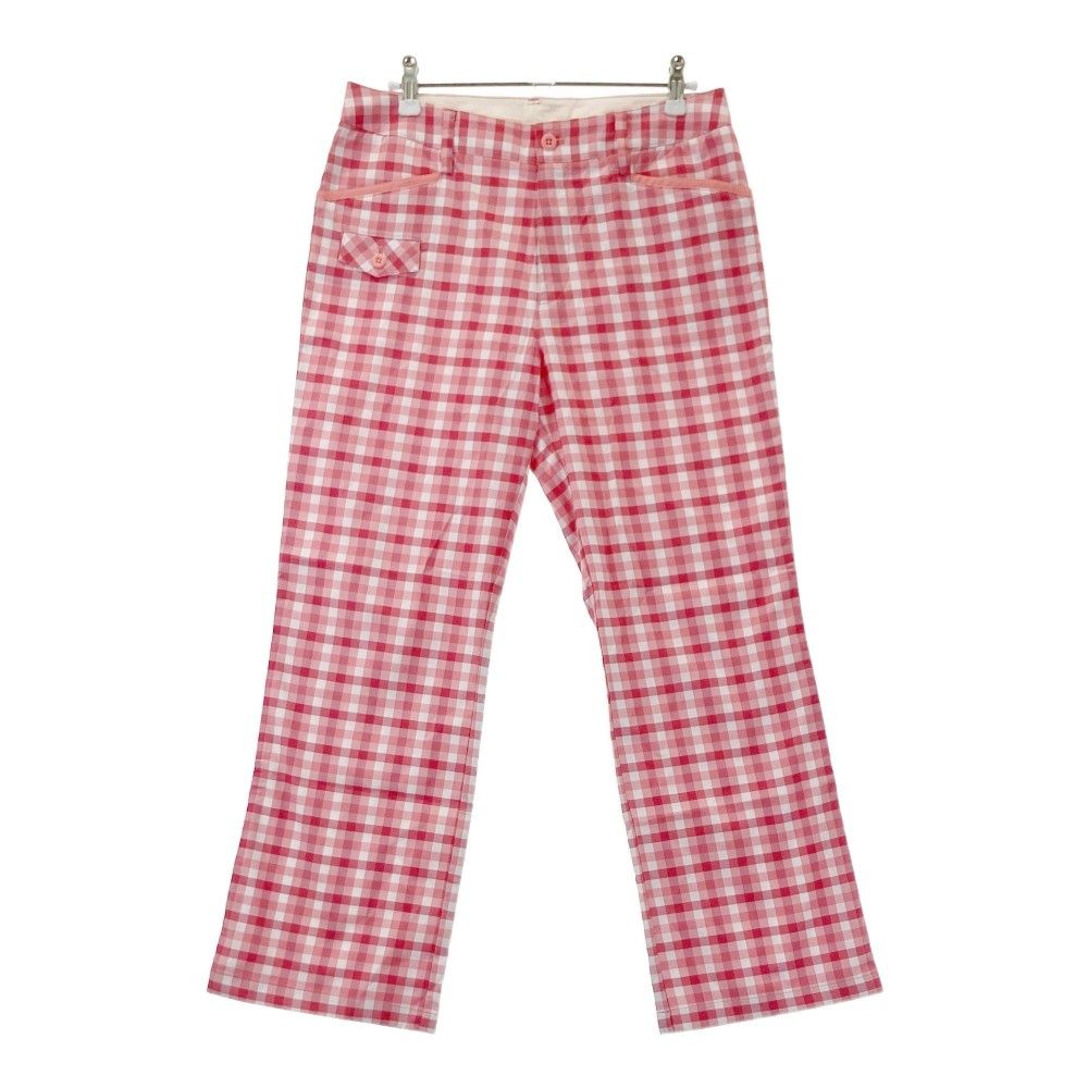 麻100% REDガウチョパンツ ヤンマ ヤンマ産業 キュロットパンツ リネン