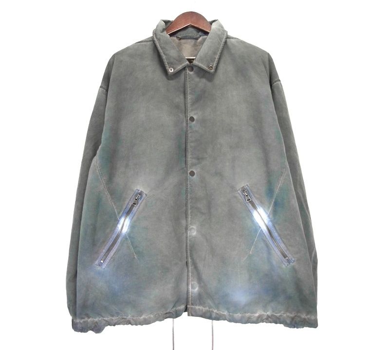 ナンバーナイン NUMBER (N)INE 【 Vintage Dirty Dyed Coach Jacket 】ヴィンテージ ウォッシュド加工 撥水 コーチ ジャケット　w22081