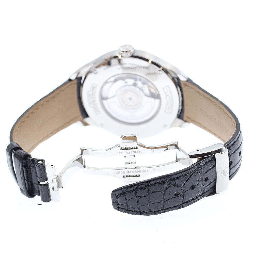 ボーム&メルシェ Baume - Mercier クリフトン GMT デイト パワーリザーブ 自動巻き メンズ_909630