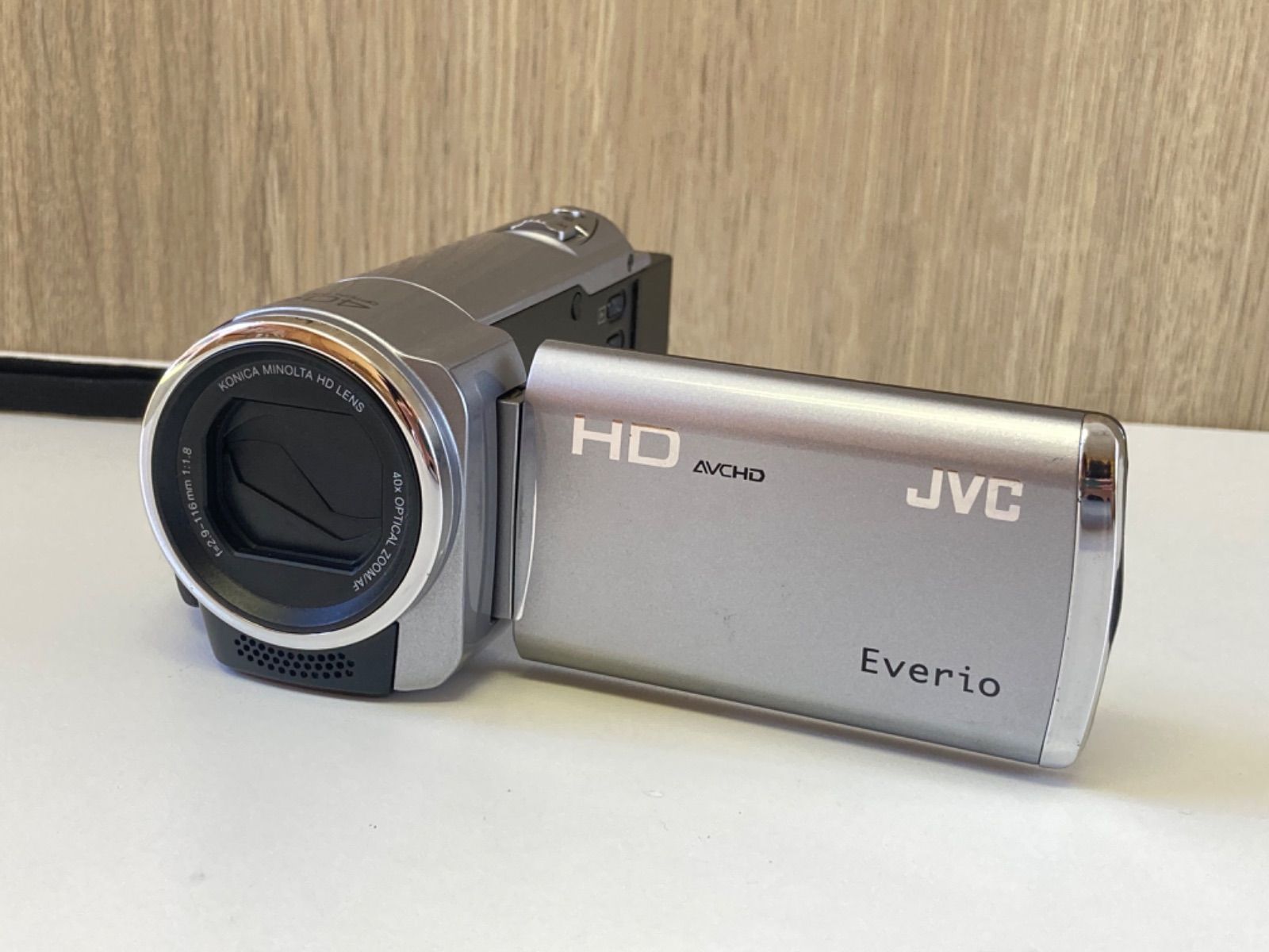 中古品】 JVC Everio ハイビジョンメモリームービー GZ-HM438-S ビデオカメラ ケンウッド - メルカリ