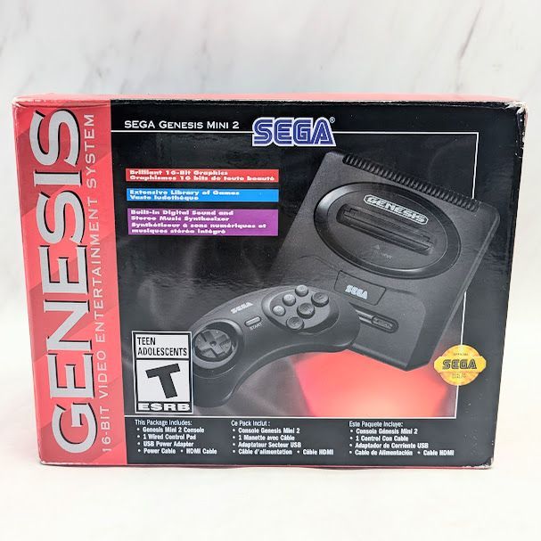 開封済・未使用品】SEGA Genesis Mini 2 北米版 (セガ ジェネシス ミニ 