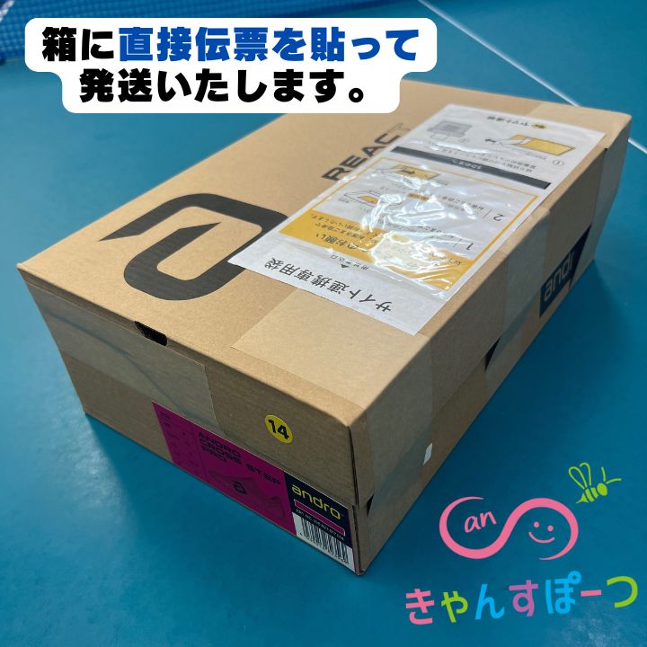 クロスステップ プロ ホワイト 22.5cm～27cm アンドロ 卓球 シューズ