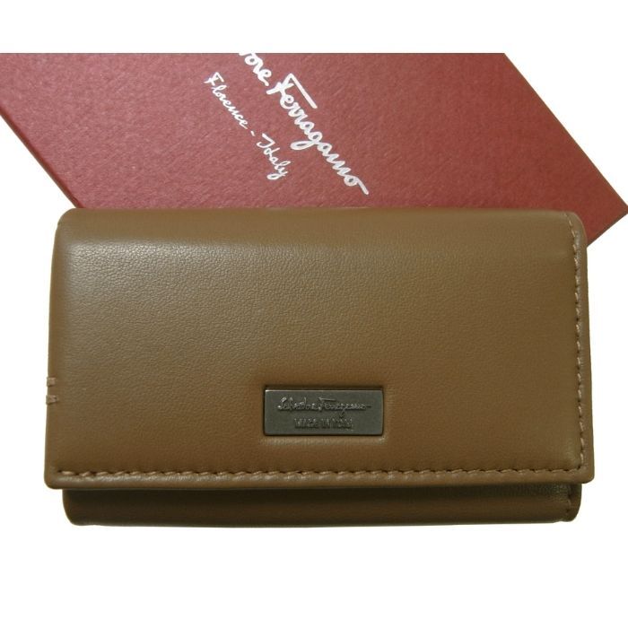 Salvatore Ferragamo ブラウンキーケース Salvatore Ferragamo サルヴァトーレフェラガモ ＜アウトレット
