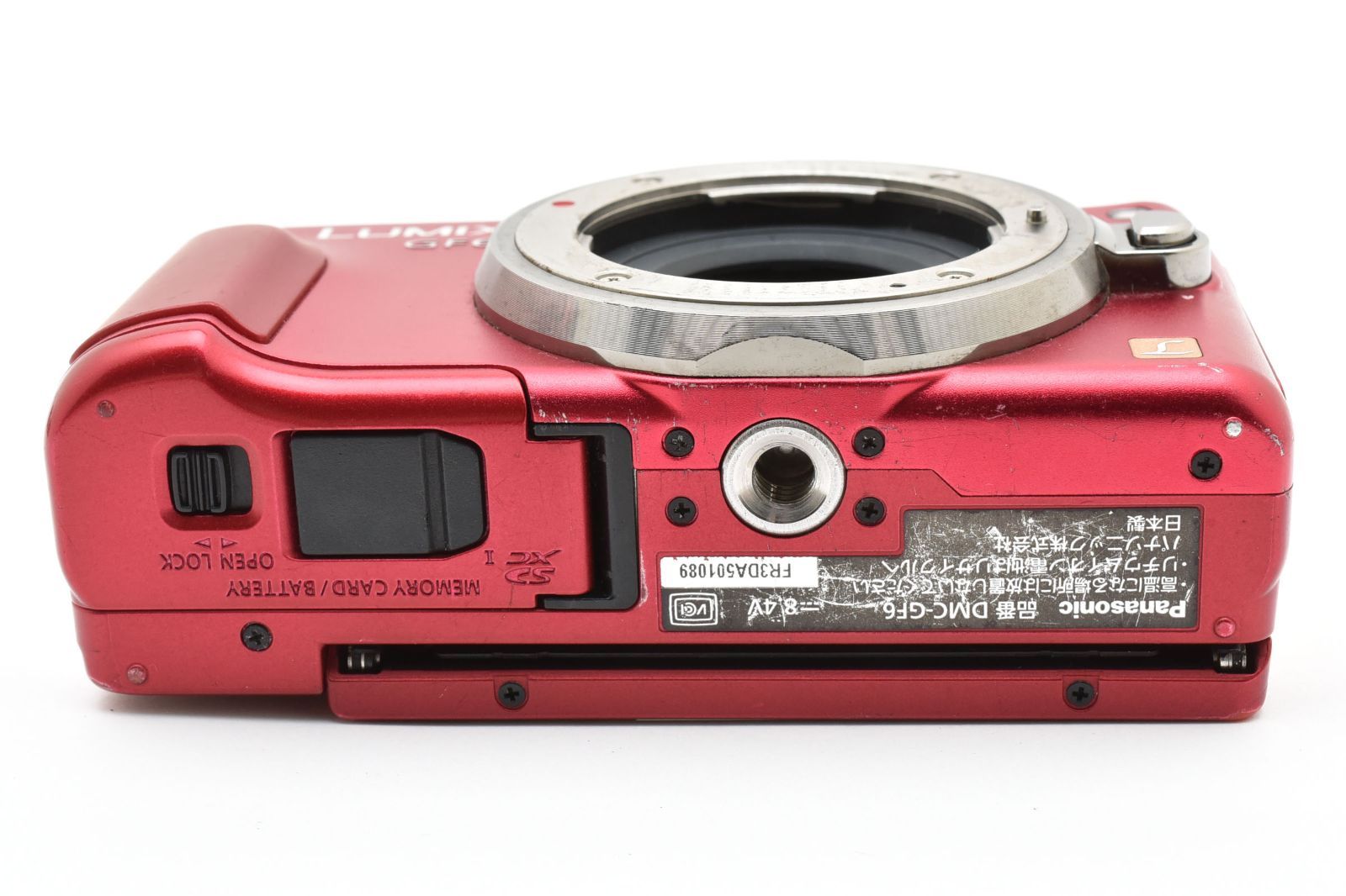 ジャンク Panasonic デジタルカメラ DMC-GF6 レッド　赤 ☆ジャンク☆ Panasonic パナソニック LUMIX DMC-GF6 レッド
