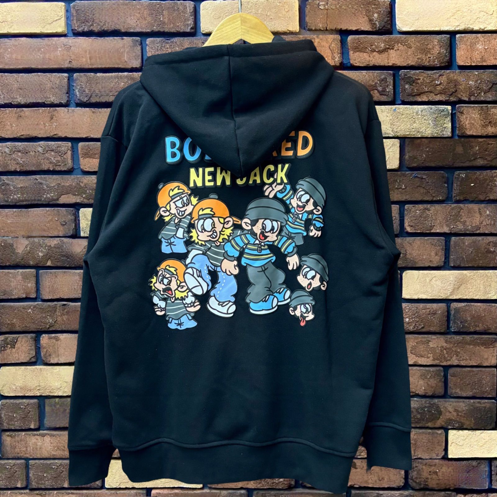NEW JACK×A.T.C Bob&Fred イラストプルパーカー】ニュージャック in 