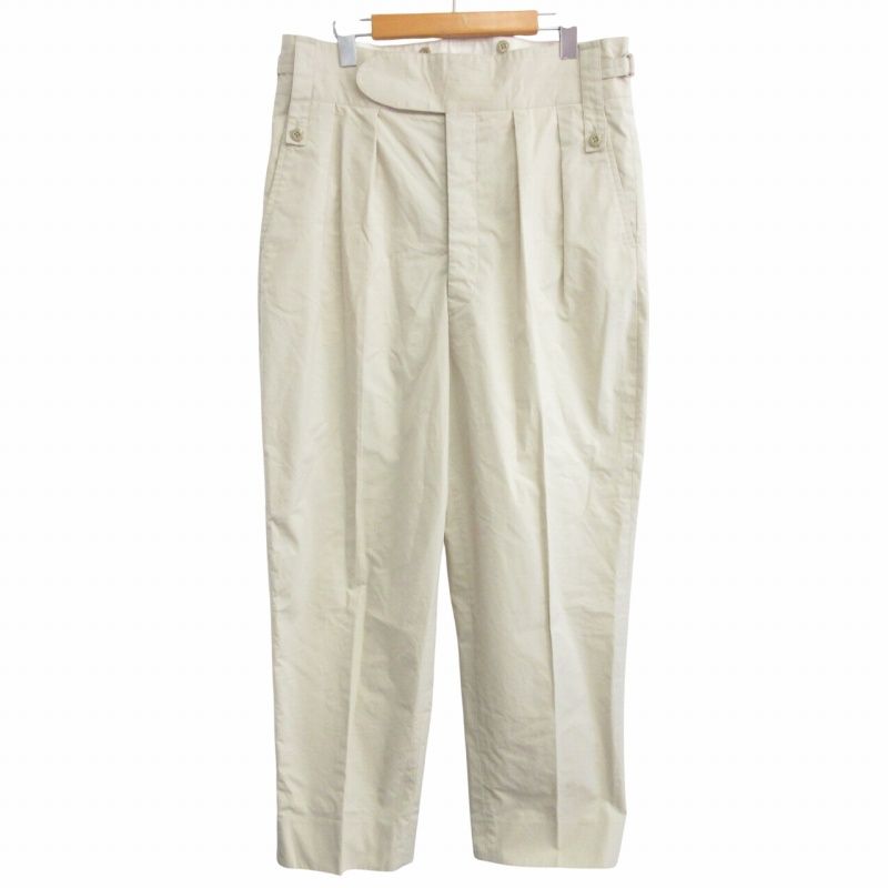 NEAT ベルトレス　チノパン　ベージュ NEAT｜NEAT Chino - Beige｜PRODUCT｜Continuer Inc.｜メガネ