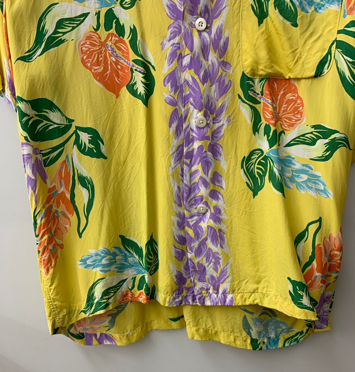サンサーフ SUN SURF ALOHA LEI TROPICAL FLOWERS アロハシャツ