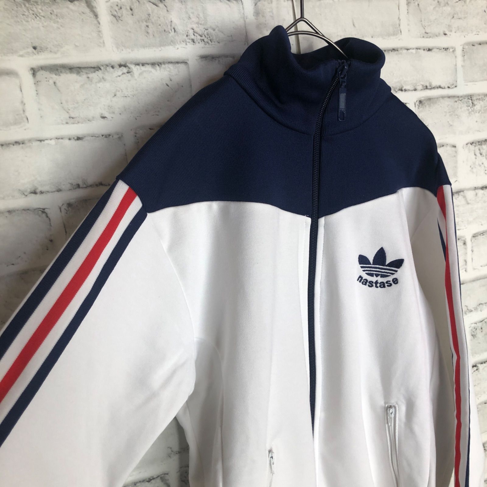 格安販売中 希少XL⭐️adidas×nastaseモデル ネイビー×白赤 トラック ...