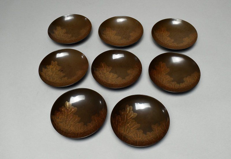 蔵A4137b 若松黒塗椀 八客 良子女王殿下 皇后 大正十三年五月供膳ノ内 USTAUSTRALIA_COM_AU