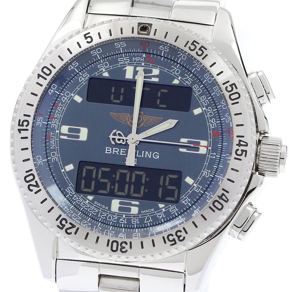 ブライトリング BREITLING A68362 B-1 クォーツ メンズ 箱 保証書付き_905642