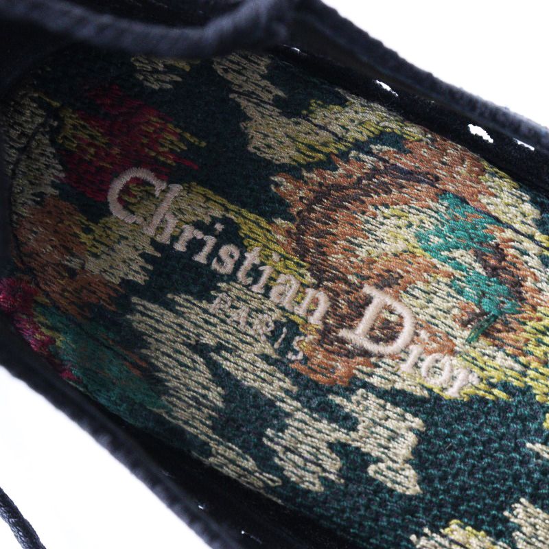 極美品 クリスチャンディオール Christian Dior メッシュフラット  