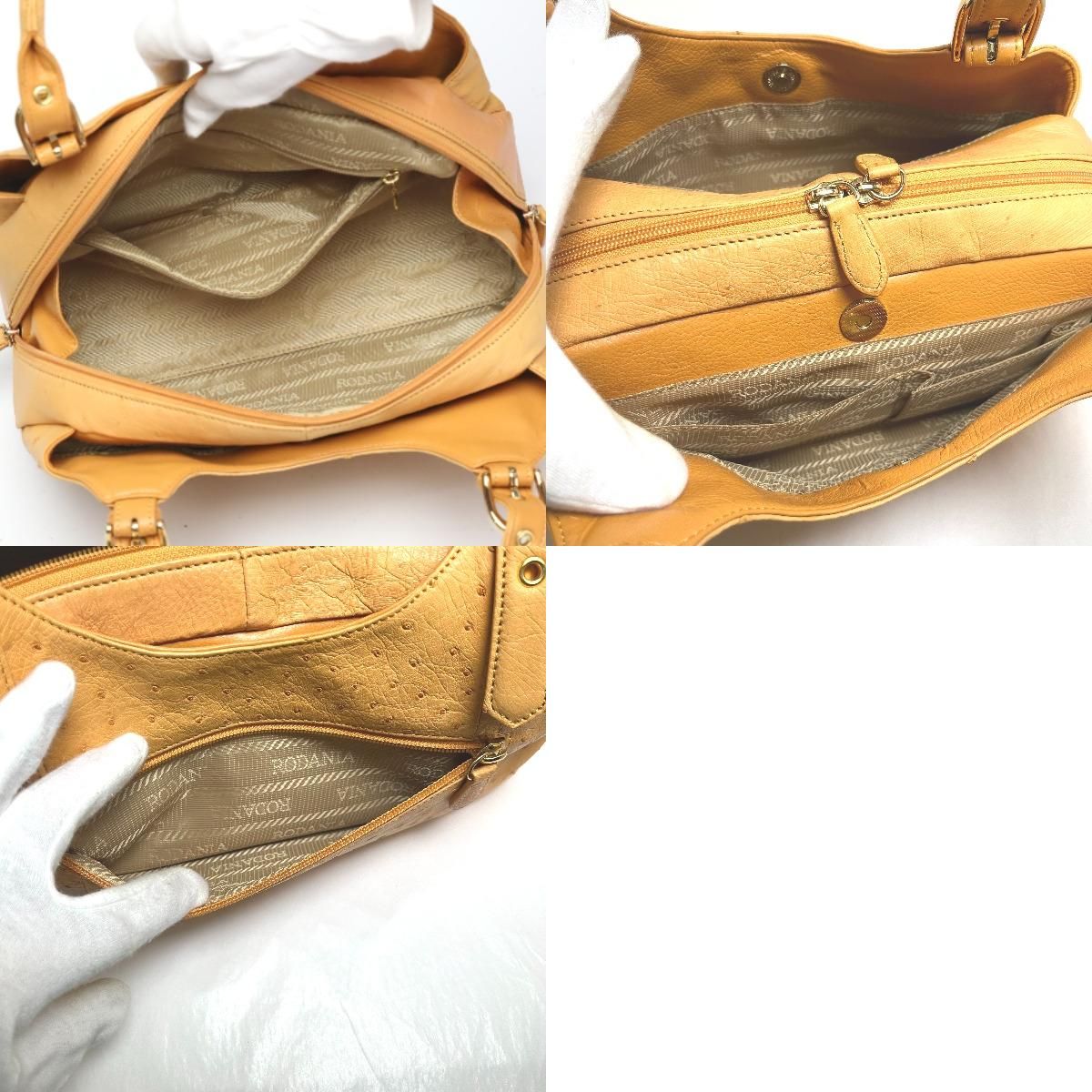 オーストリッチ 2271 ハンドバッグ フルポイント ハンドバッグ ostrich 