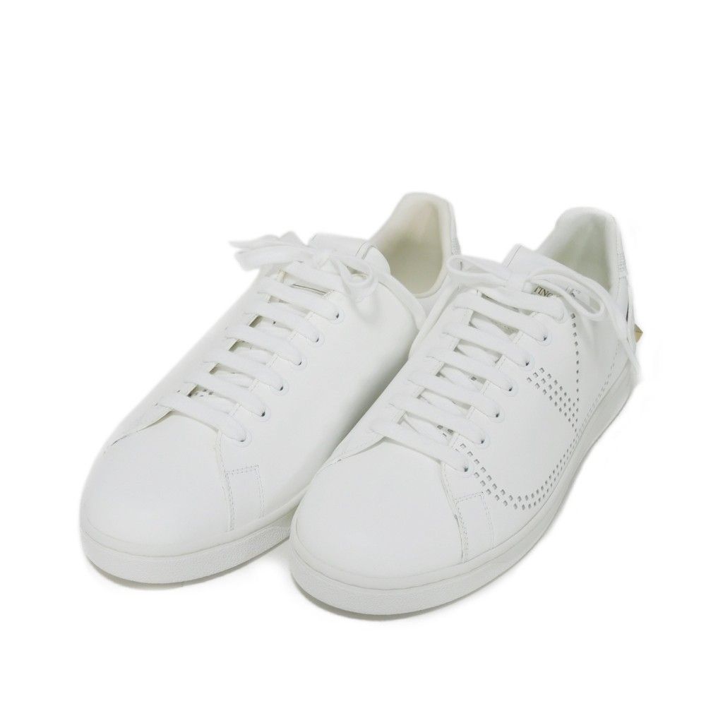 VALENTINO ヴァレンティノ Vロゴ パーフォレーション ロートップ 41 V 