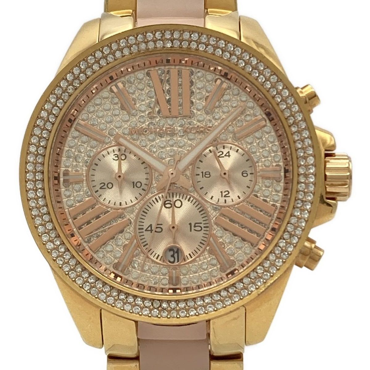 ボーム&メルシー リネア ゴールド コンビ 白文字盤 トノー 腕時計