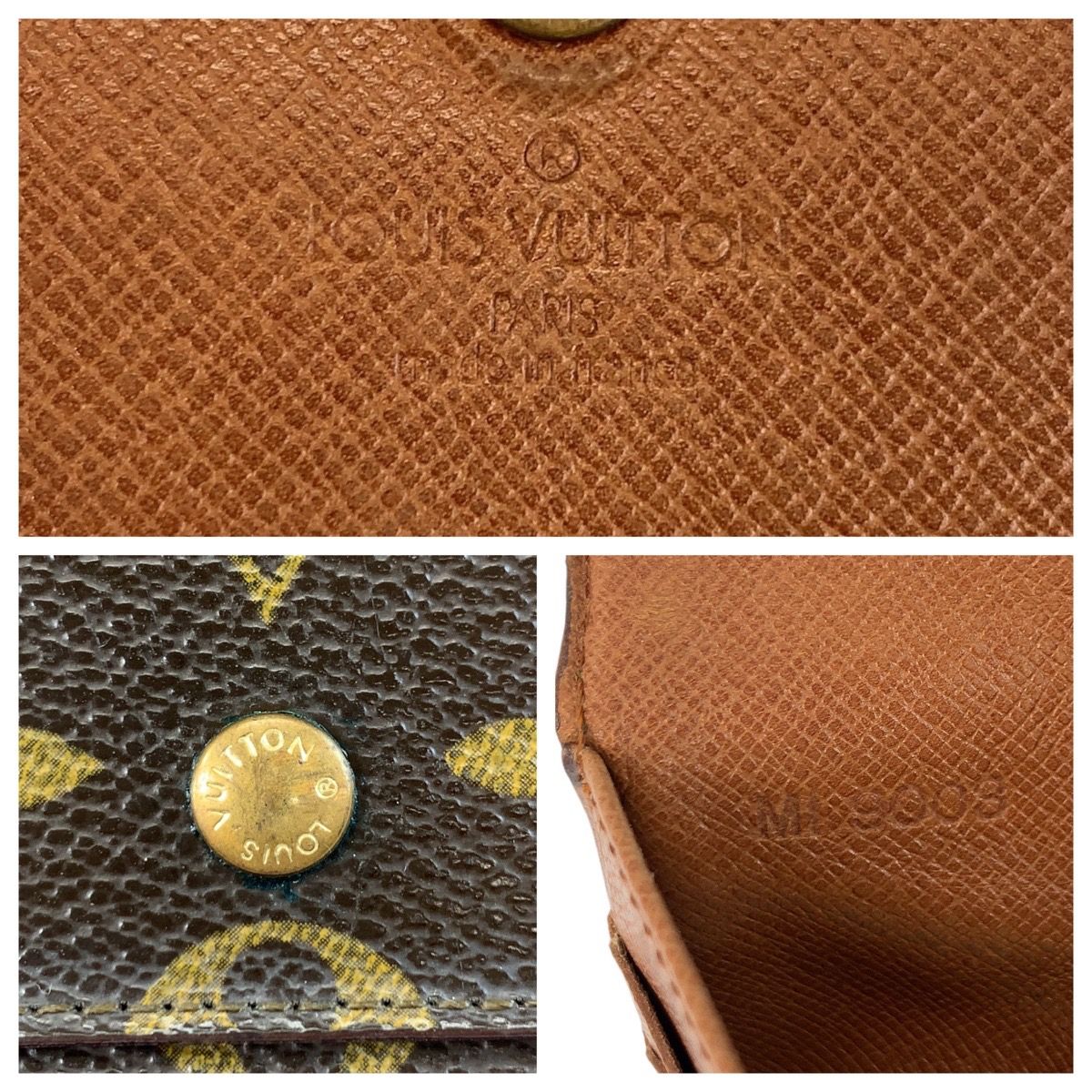 LOUIS VUITTON ルイヴィトン モノグラム ポルトトレゾール  