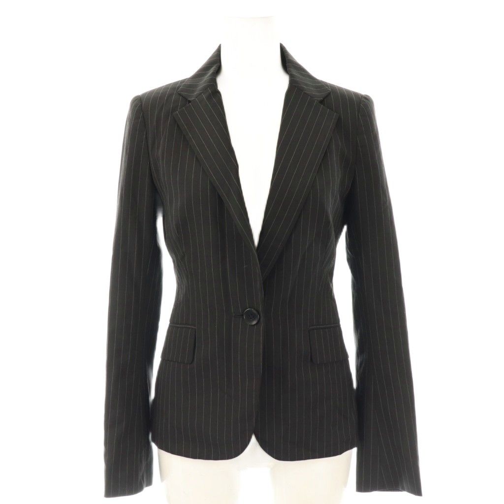 M-PREMIER スーツ ワンピース＆スカート 34サイズ DRESSTERIOR 【プレミアムスーツ2点SET】ノーカラージャケット