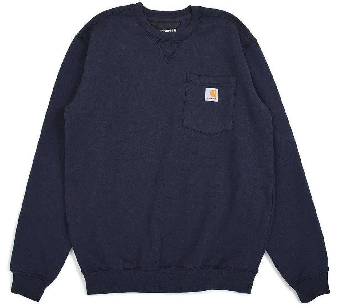 [カーハート] メンズ ポケット付き トレーナー [並行輸入品] NAVY XL [ネイビー] [XL]