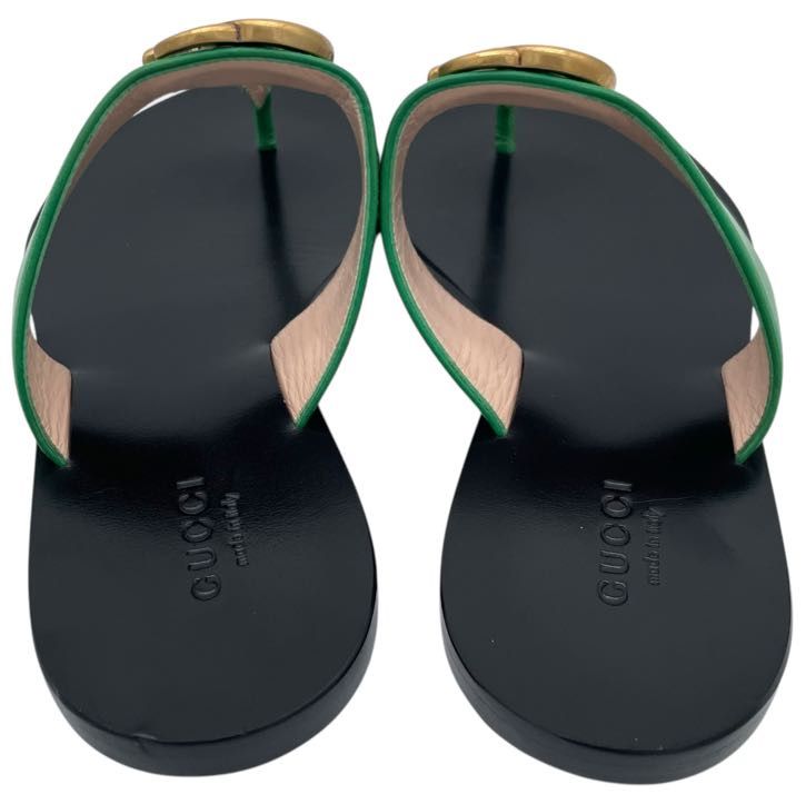 希少 カラー GUCCI グッチ トング サンダル 36 23cm GG GG