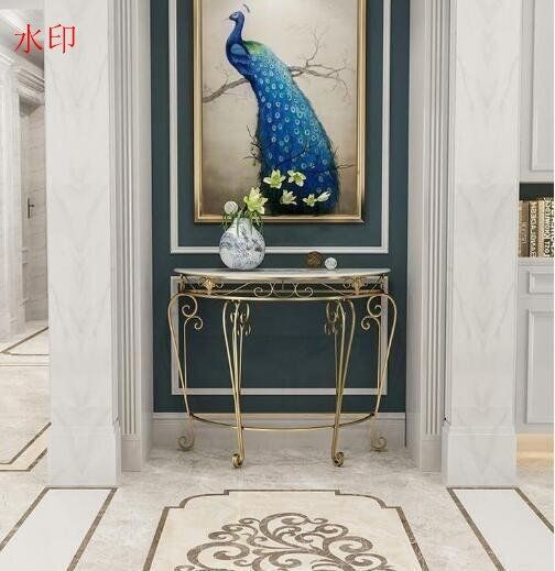 Itokin】大理石 サイドテーブル 花台 コンソール テーブル