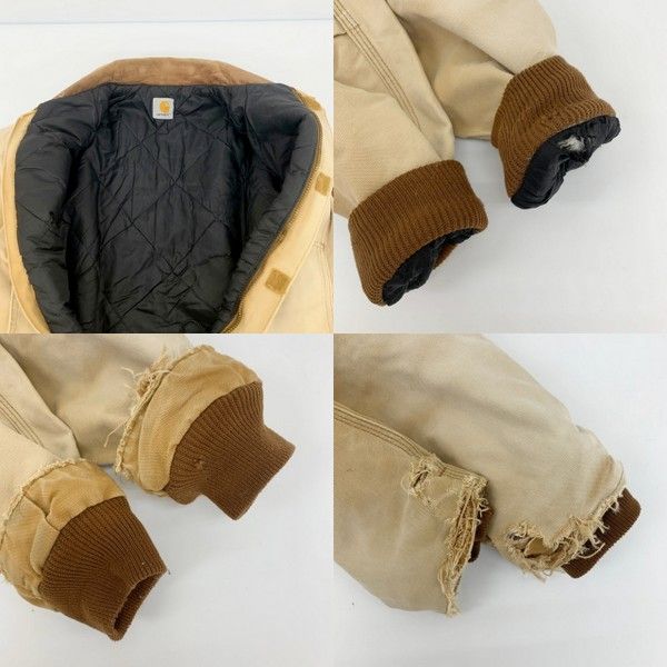 カーハート 80s 90s USA製 アメリカ製 トラディショナルコート ダックジャケット ブルゾン 古着 ヴィンテージ Carhartt アウター DM12714■