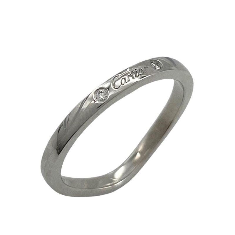 カルティエ Cartier バレリーナ カーブ ウェディング 3P ダイヤ