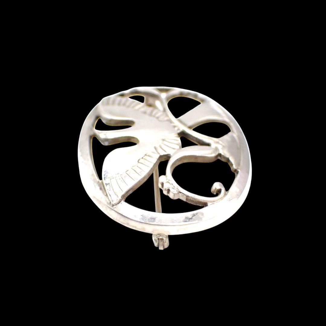 ジョージジェンセン #238 ピン ブローチ 925 鳥 シルバー 4041