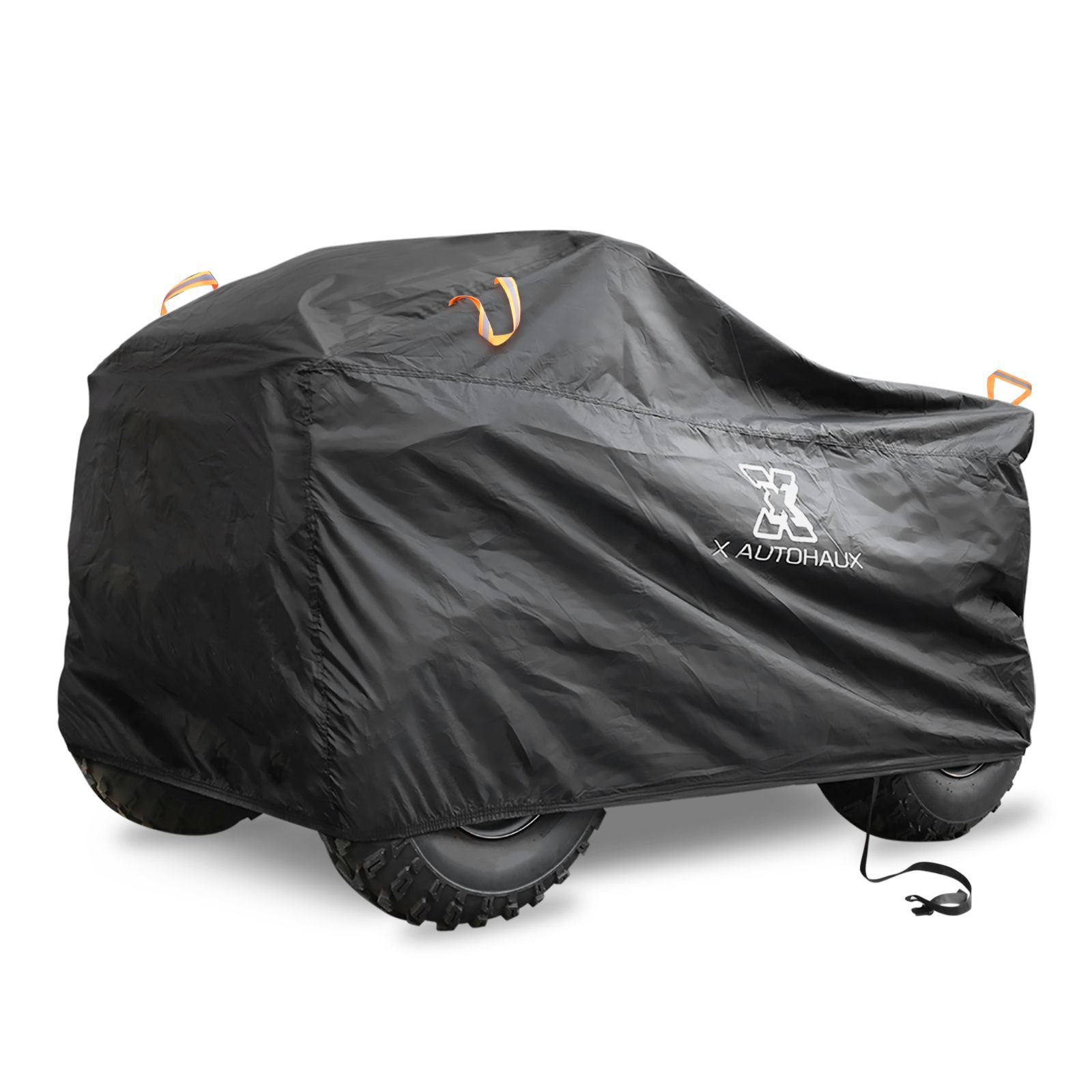 X AUTOHAUX 耐候性カバー 145x85x98 cm Mサイズ ユニバーサル 反射ストラップ付き クワッドATV用