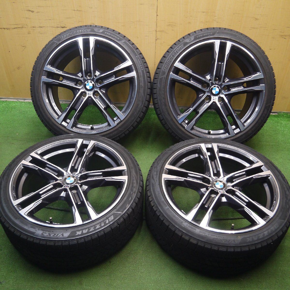 BMW Mスポーツアルミ 225/40R18 バリ山