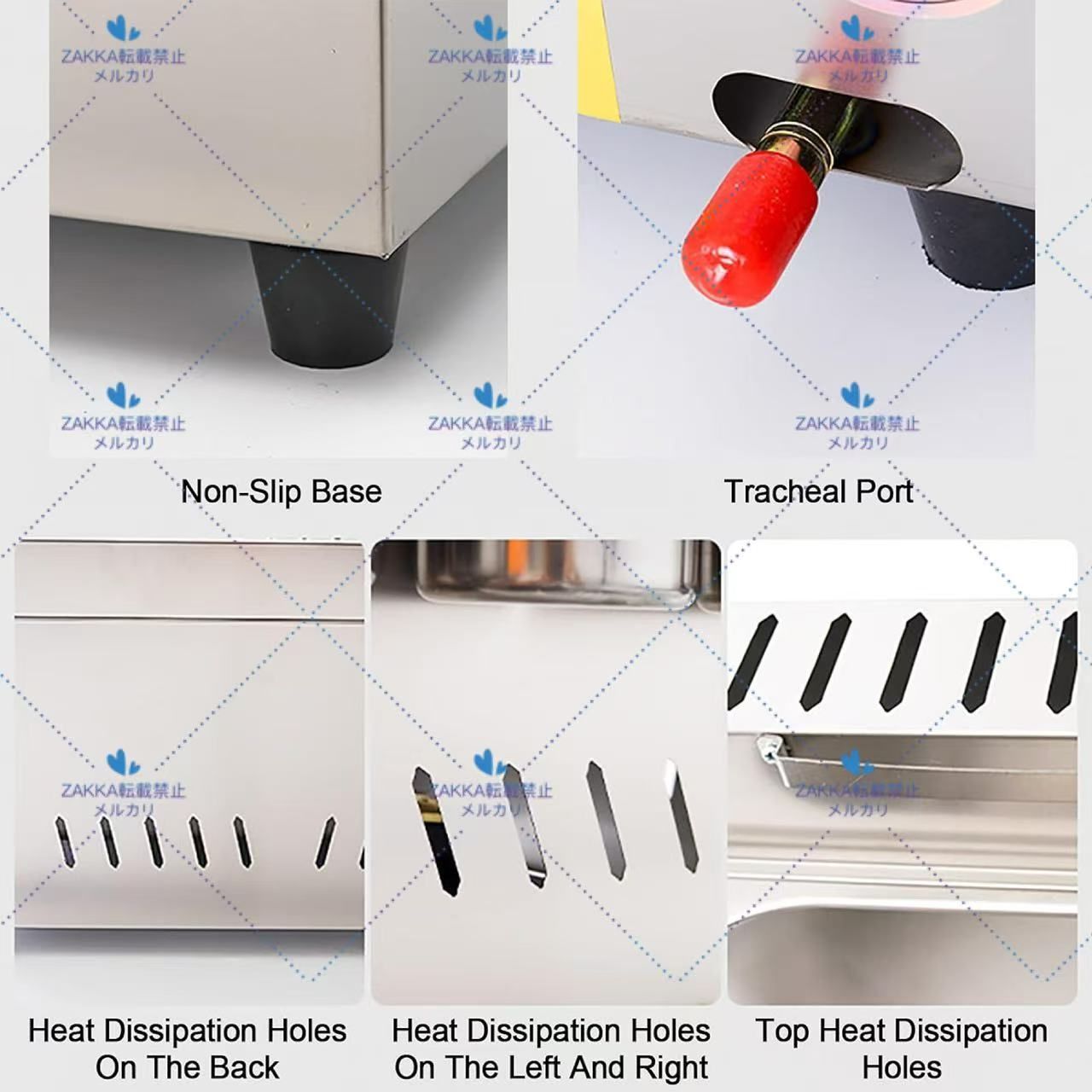 10L 2バスケットと蓋付業務用家庭用キッチン用金属管付きステンレス鋼カウンタートッププロパン