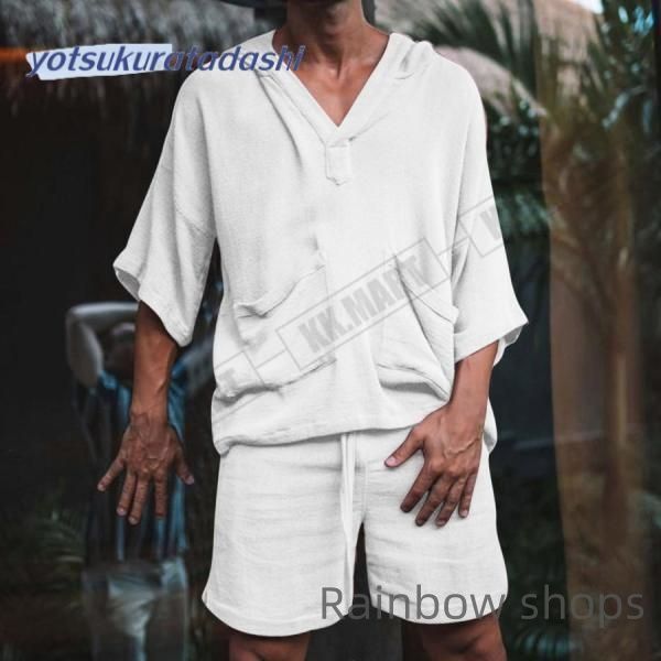 新品未使用】セットアップ メンズ 上下セット 半袖セットアップ 上下